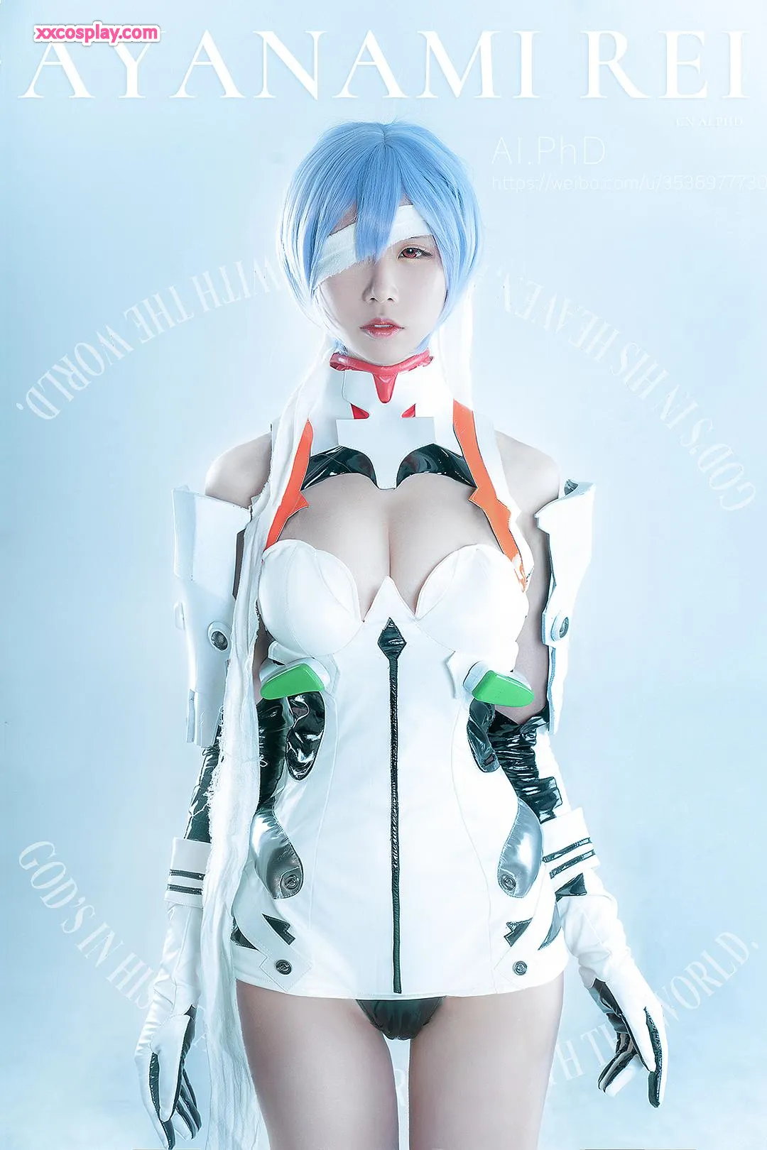 Ai Laoshi PhD as Rei Ayanami - Evangelion Plugsuit